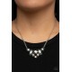 Lavishly Loaded Silver Necklace