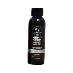 Earthly Body Massage Oil Unscented 2oz