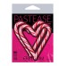 Pastease Holiday Candy Cane Heart  - Red/white O/s